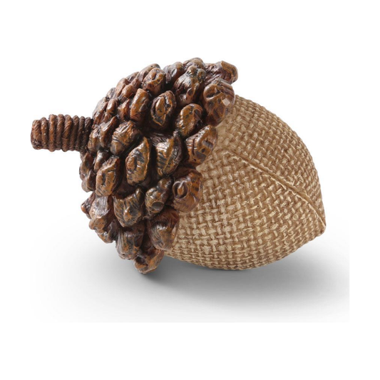 2.5 Inch Light Brown Resin Acorn w/Pinecone Top