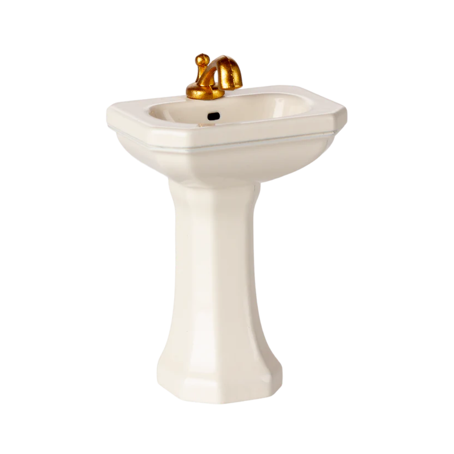 Mouse Bathroom Sink Off White