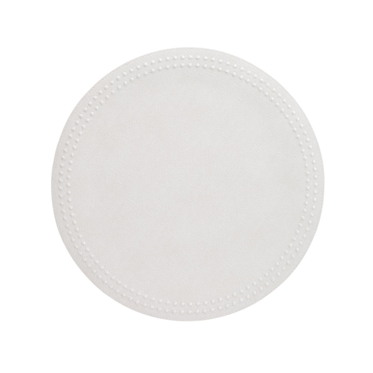 Pearls Mats Antique White/White Set/4