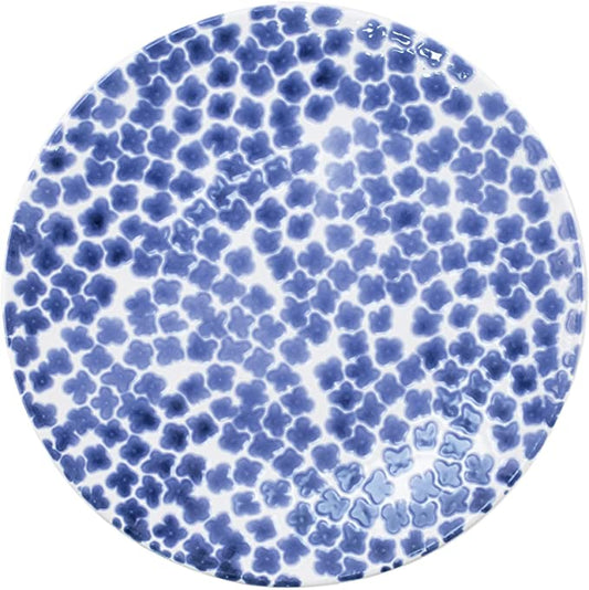 Santorini flower salad plate