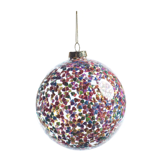 4.75" Multicolor Sequin Ornament