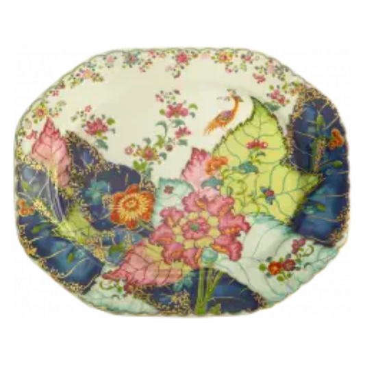 Tobacco Leaf Octagonal Platter