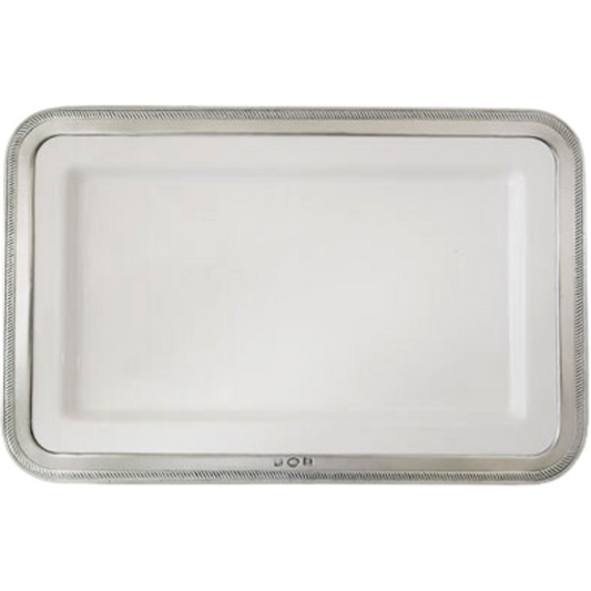 Luisa rect platter, med