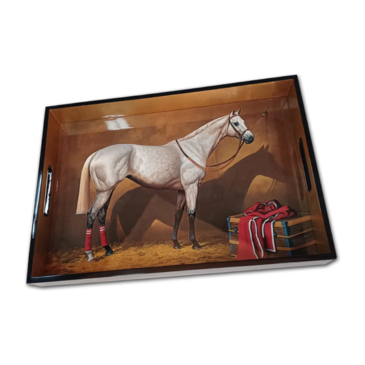 Lacquer Tray Gray Thoroughbred