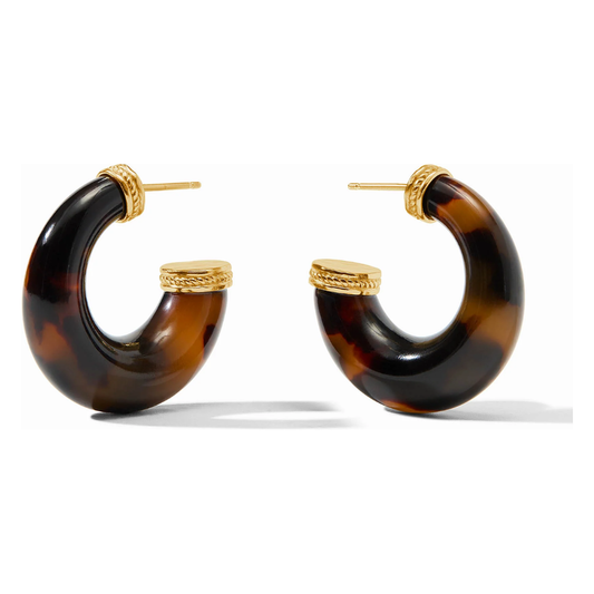 Madison Statement Hoop Tortoiseshell M