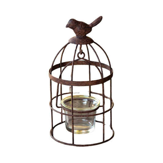 Iron Birdcage Votive 7.5"