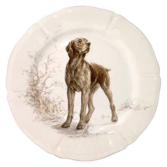 Sologne Dog Dessert Plate Collection