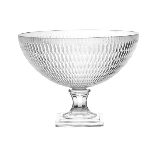 Glass Eclat Centerpiece Clear