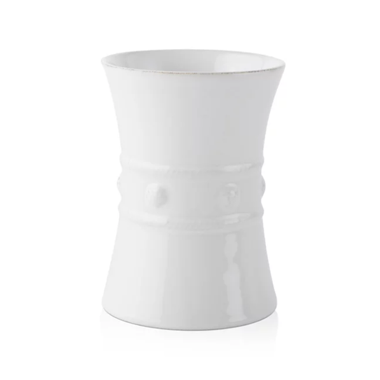 Berry & Thread Utensil Crock/Wine Cooler White