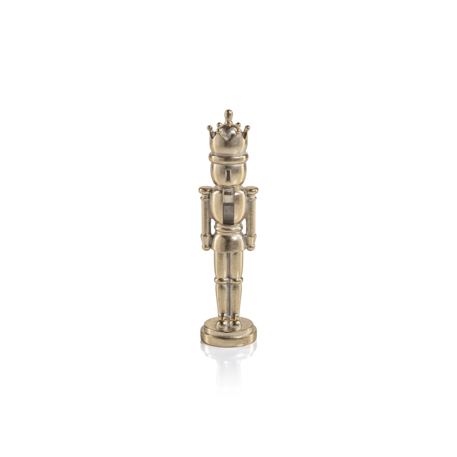 Metallic Decorative Nutcracker Gold Small