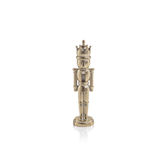 Metallic Decorative Nutcracker Gold Small