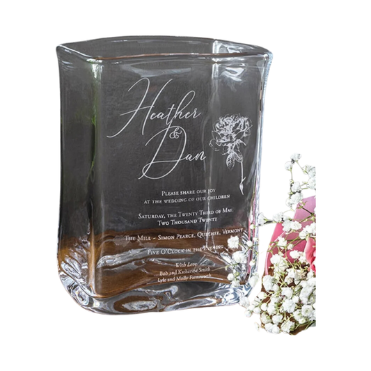 Wedding Invitation Vase