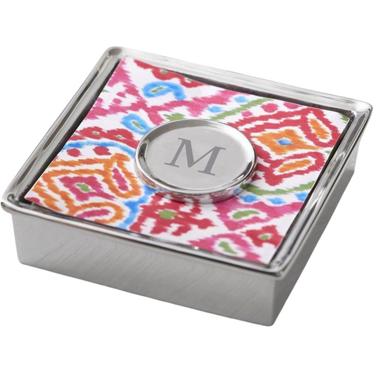 Monogrammed napkin weight