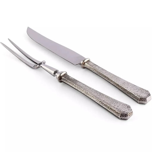 Hammered Carving Set