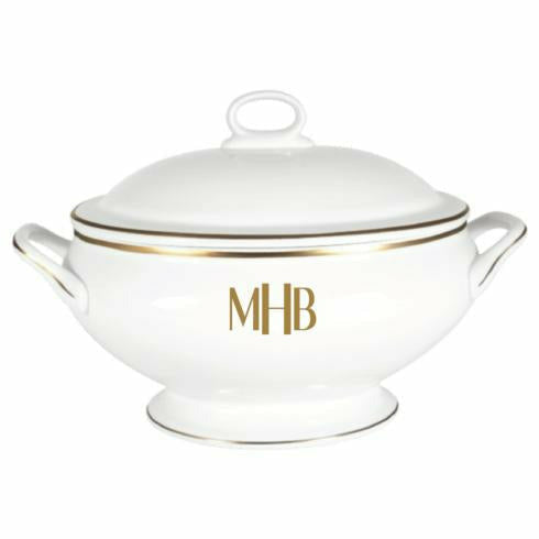 Signature With Monogram Ultra White Serving Collection