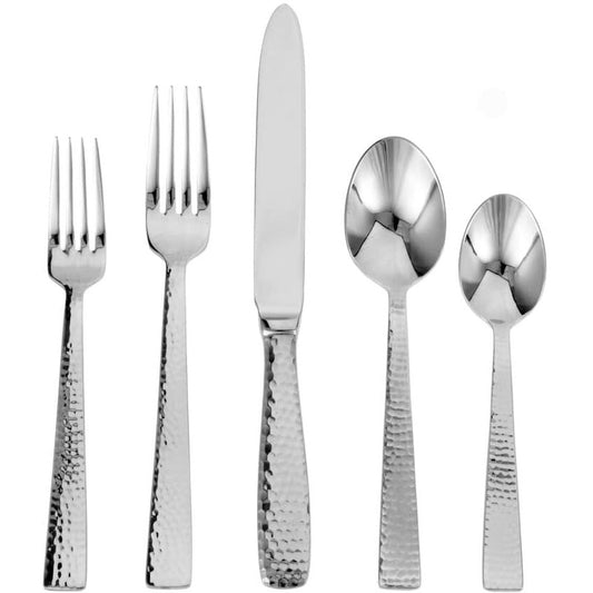 Martello 5 PC. Place Setting - Silver