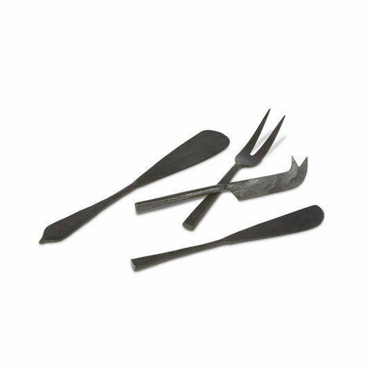 Primitive Iron Cheese Service