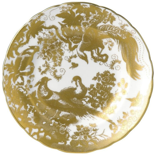 Gold Aves Salad Plate