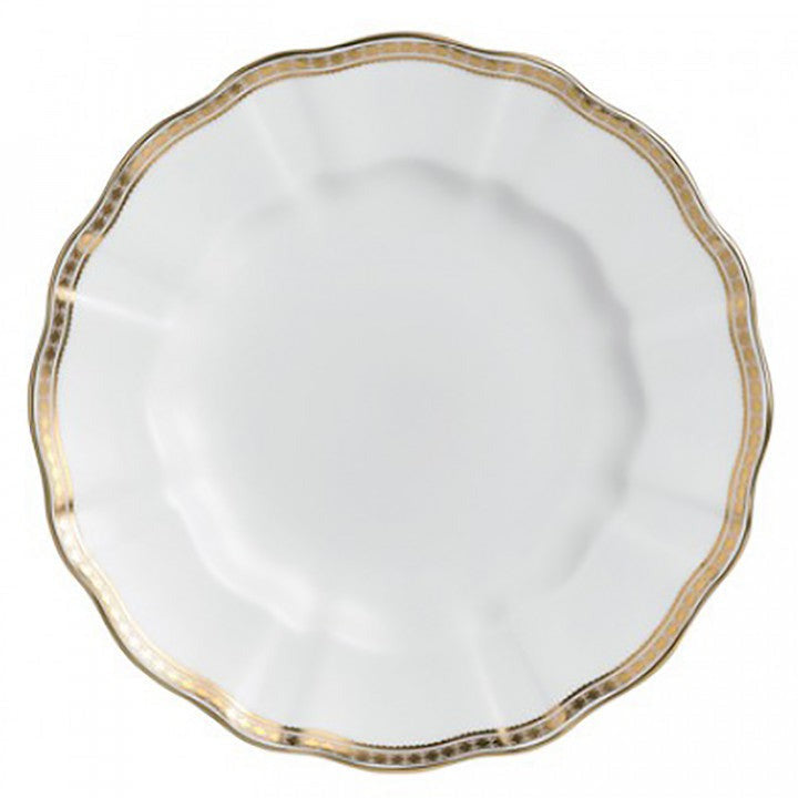 Carlton Gold Dinner Plate White