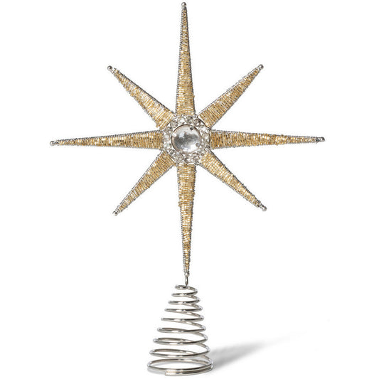 Art Deco Beaded Star Tree Topper