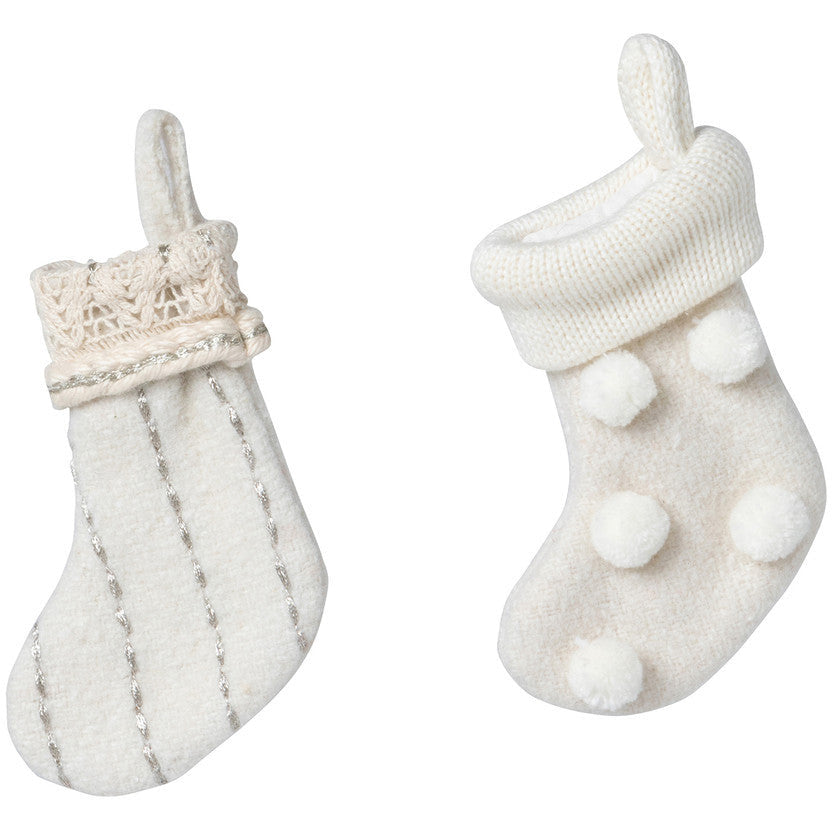 Knit and Crochet Stocking Ornament