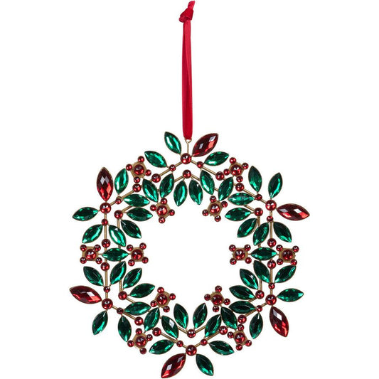 Holly Wreath Ornament