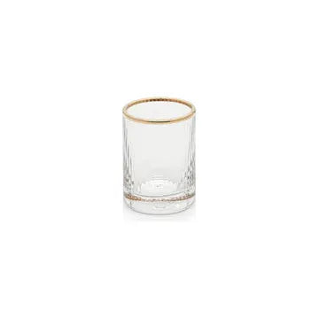Optic Shot Glass w/ Gold Rim