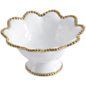 PB Footed Scalloped Bowl