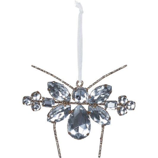 Champagne Gem Bee Ornament