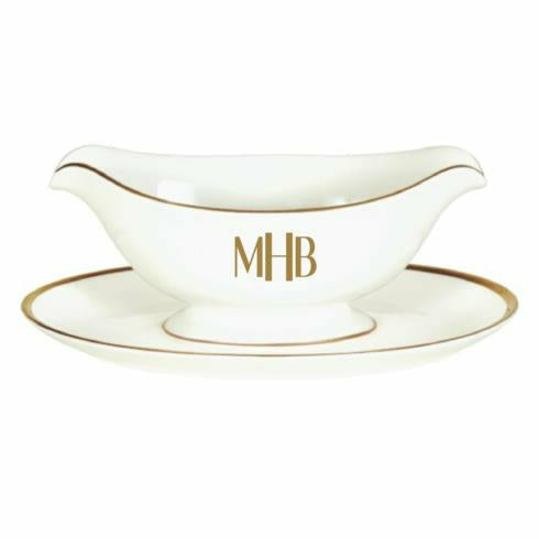 Signature With Monogram Ultra White Serving Collection