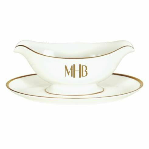 Signature With Monogram Ultra White Serving Collection