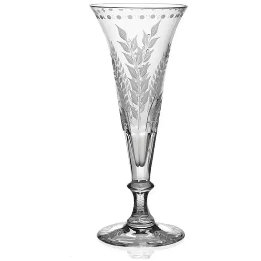 Fern Champagne Flute - Clear