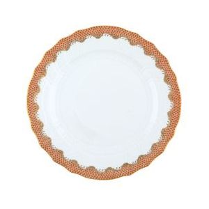 Rust Fish Scale Dinner Plate