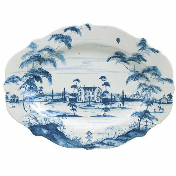 Country Estate Delft Blue Serving Collection