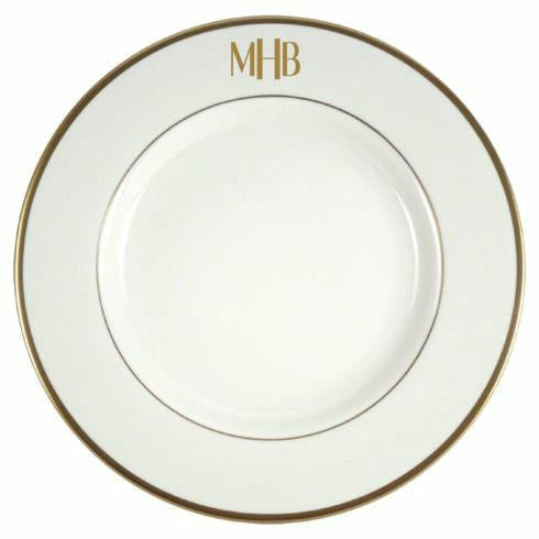 Signature With Monogram Ultra White Dinner Collection