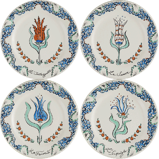 La Favorite Assorted Dessert Plates