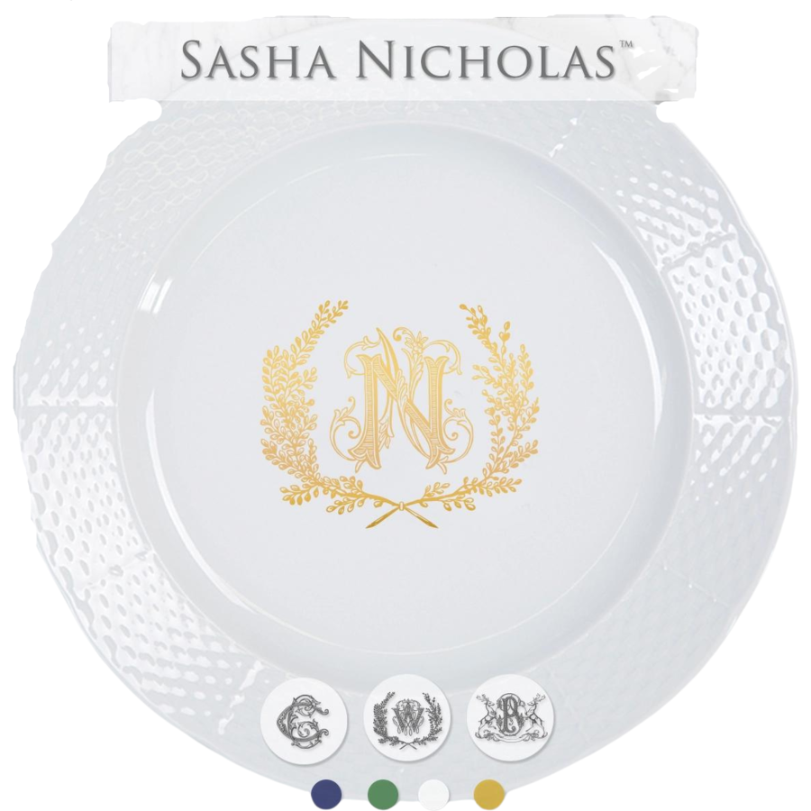 Sasha Nicholas Weave Salad Plate