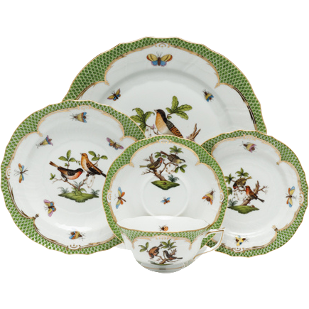 Rothschild Bird Green Dinnerware Collection