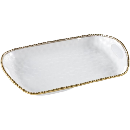 PB Rectangular Tray W/Handles