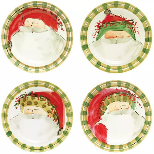 Old St Nick Salad Plates