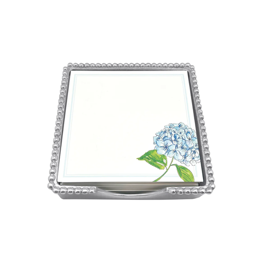 Hydrangea Beaded Notepad Set