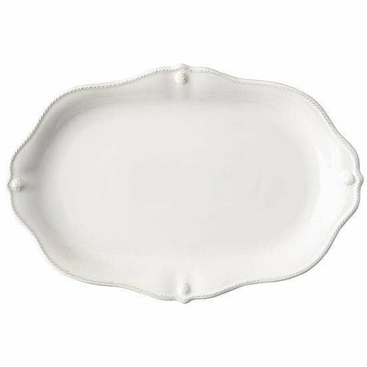 Berry & Thread Serving Platter Whitewash
