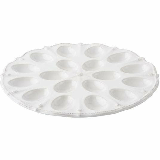 Berry & Thread Serving Platter Whitewash