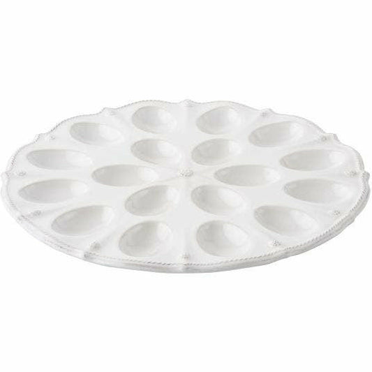 Berry & Thread Serving Platter Whitewash
