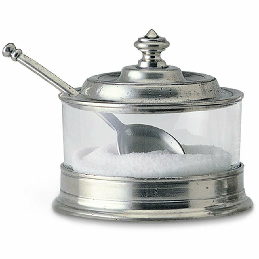Pewter Dish W/Spoon Collection