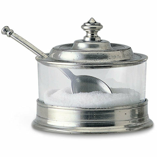 Pewter Dish W/Spoon Collection