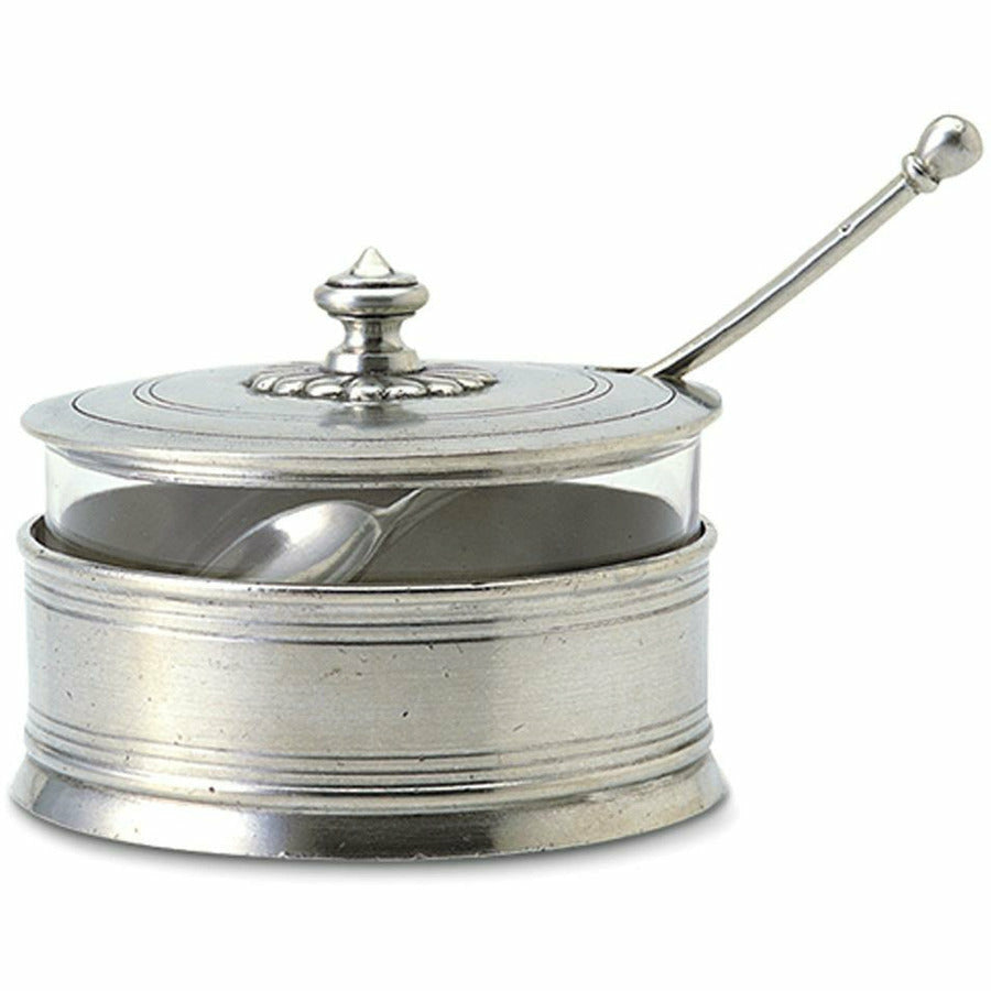 Pewter Dish W/Spoon Collection